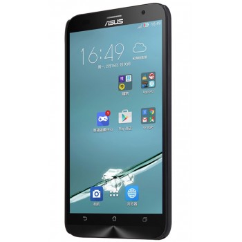 Zenfone 2 Laser Ze550kl dėklas juodas "Nillkin" Frosted Shield + plėvelė